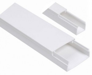 Кабель-канал IEK 20х10 "ECOLINE" 2м белый CKK11-020-010-1-K01 (цена за 1м)