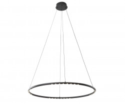 Kink Light 08557-80,19 Подвес диммируемый Магни черный d80 h200 Led 35W (4000K) с пультом ДУ