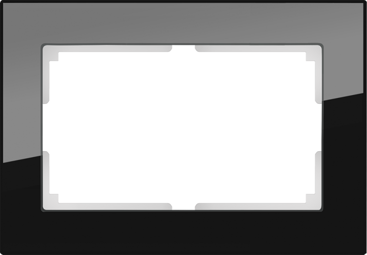 Рамка для двойной розетки черный Werkel W0081108 (WL01-Frame-01-DBL Favorit)