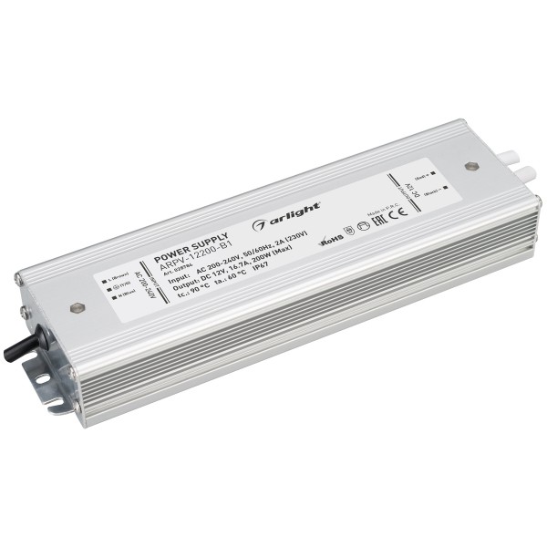 Блок питания Arlight ARPV-12200-B1 (12V, 16,7A, 200W) 028784