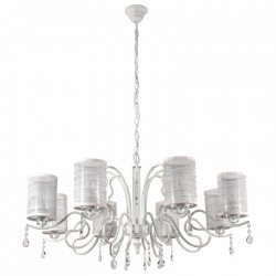 Люстра Crystal Lux ELISA WHITE SP8