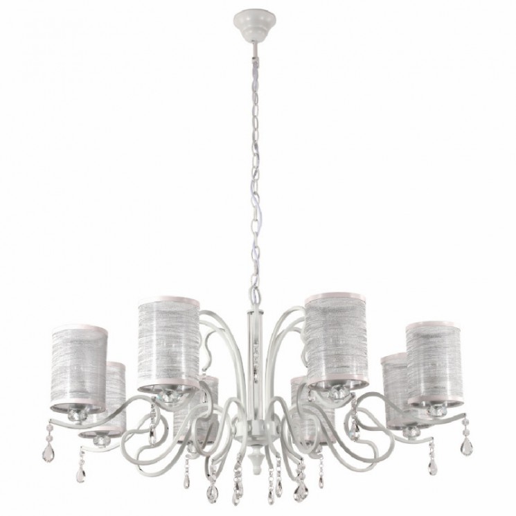 Люстра Crystal Lux ELISA WHITE SP8