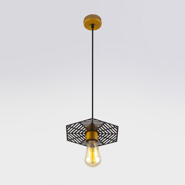 Подвесной светильник  Eurosvet Creto 50167/1 бронза/черный