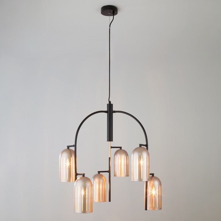 Подвесной светильник  Eurosvet Armony 70054/6 перламутровое золото