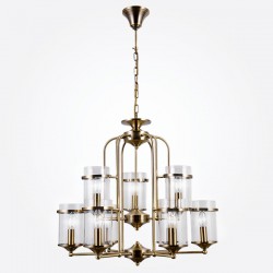 Подвесной светильник  Eurosvet Consul 60040/9 античная бронза