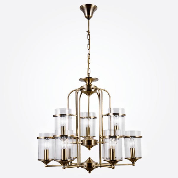 Подвесной светильник  Eurosvet Consul 60040/9 античная бронза