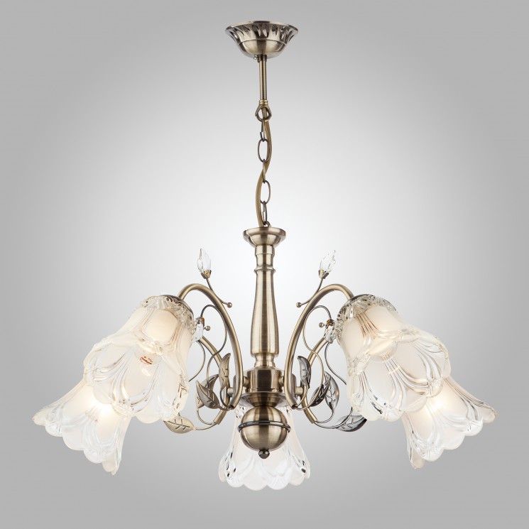 Подвесной светильник  Eurosvet Orlando 30009/5 античная бронза