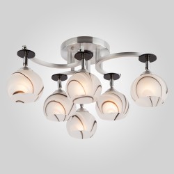 Потолочный светильник  Eurosvet Polo 9643/6 алюминий/белый