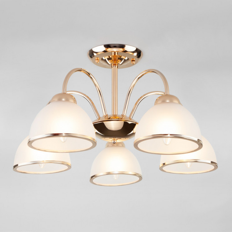 Люстра на штанге Eurosvet 30174/5 золото Shanon