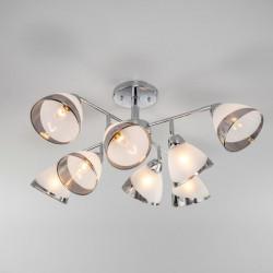 Люстра на штанге Eurosvet 30126/8 хром Paola