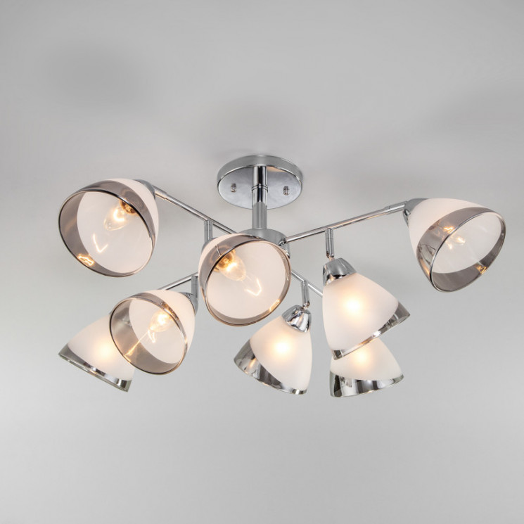 Люстра на штанге Eurosvet 30126/8 хром Paola