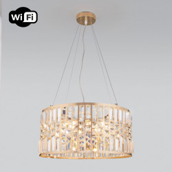 Подвесная люстра Eurosvet 10125/5 золото/прозрачный хрусталь Strotskis Smart (10116/5) Lory