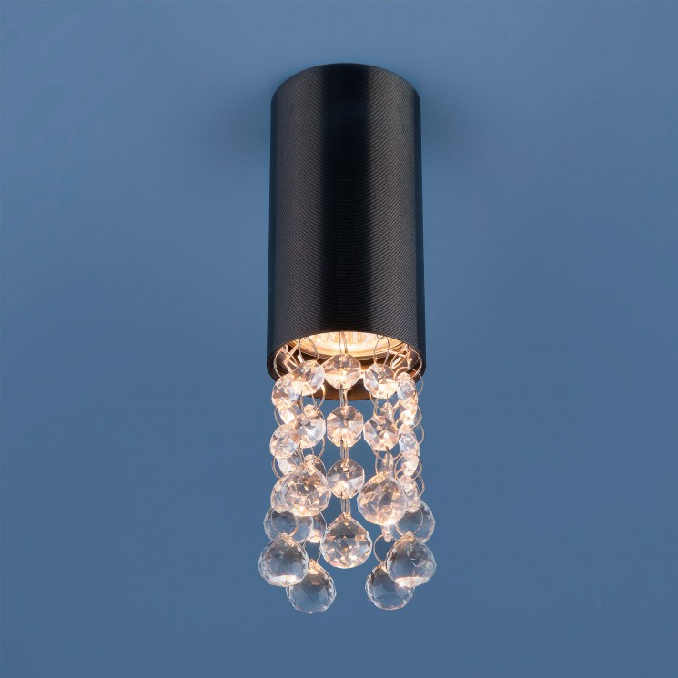 Накладной потолочный светильник Elektrostandard 1084 GU10 BK черный