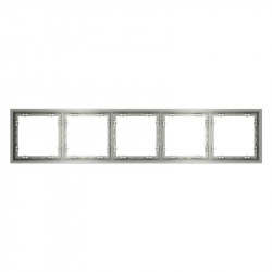Рамка 5 постов VOLTUM VLS100505 сталь