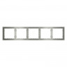 Рамка 5 постов VOLTUM VLS100505 сталь