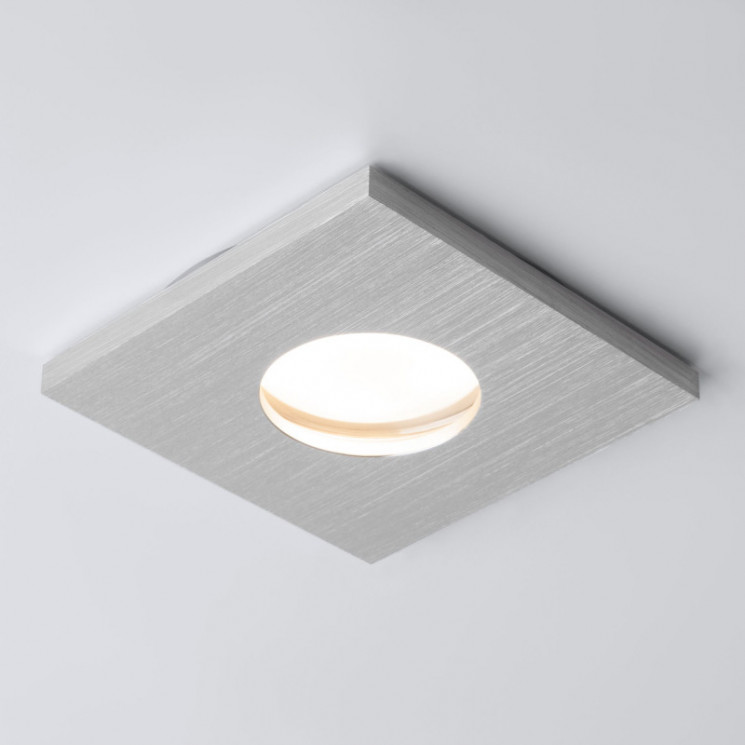 Влагозащищенный светильник Elektrostandard 126 MR16 серебро Flicks