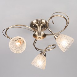 Потолочный светильник Eurosvet 30130/3 античная бронза Natalie