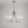 Подвесной светильник Eurosvet 10088/6 перламутровое золото Strotskis Serenata