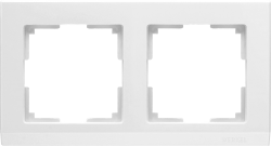 Рамка на 2 поста белый Werkel W0021801(WL04-Frame-02-white) Stark