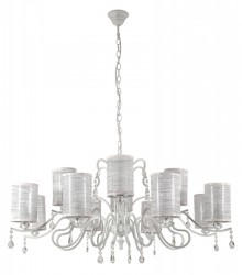 Люстра Crystal Lux ELISA WHITE SP12