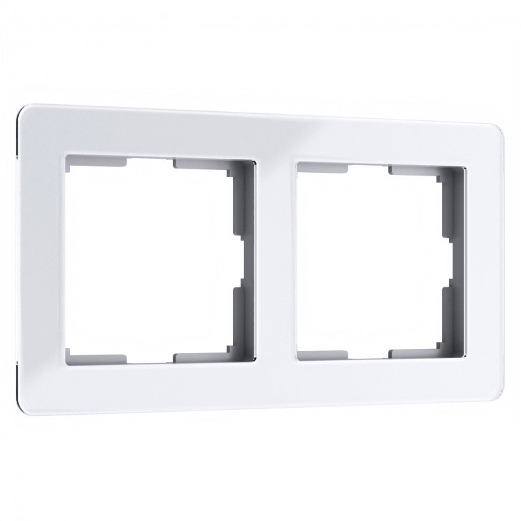 Рамка на 2 поста Acrylic белый W0022701 Werkel