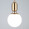 Подвесной светильник  Eurosvet Bubble 50151/1 латунь