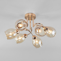 Люстра на штанге Eurosvet 30171/6 золото Roselyn