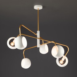 Подвесной светильник Eurosvet 70055/6 белый Luca