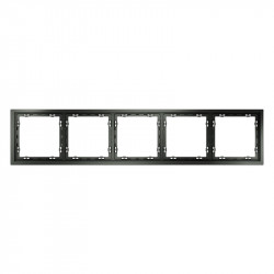 Рамка 5 постов VOLTUM VLS100506 титан