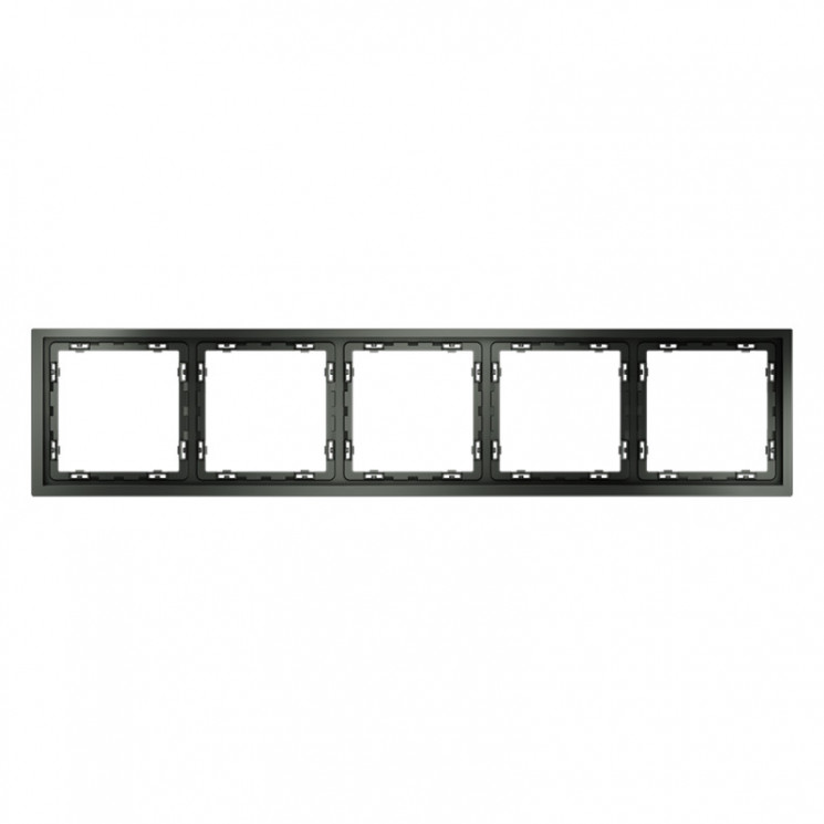 Рамка 5 постов VOLTUM VLS100506 титан