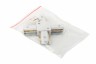Соединитель для шинопровода X-образный, белый Denkirs TR1104-WH