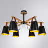 Люстра на штанге ARTE Lamp A7032PL-6BK Thomas