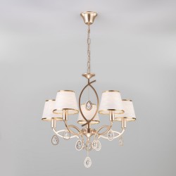 Подвесной светильник  Eurosvet Salita 60091/5 перламутровое золото