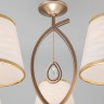 Подвесной светильник  Eurosvet Salita 60091/5 перламутровое золото
