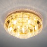 Потолочный светильник  Eurosvet Diadema 10078/10 золото/прозрачный хрусталь Strotskis