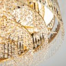 Потолочный светильник  Eurosvet Diadema 10078/10 золото/прозрачный хрусталь Strotskis