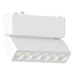 Магнитный трековый светильник SKYFLAT ST Luce  Белый LED 1*6W 4000K 360Lm Ra>90 IP20 L122xW26xH83 48V    ST675.546.06