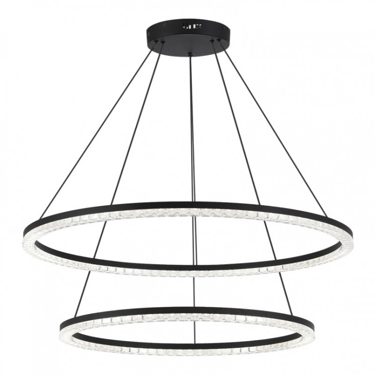 Светильник подвесной ST Luce черный/прозрачный LED 2*96W 4000K         SL1018.403.02