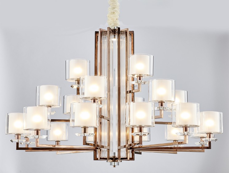 Люстра Newport 4412+6+3/C black nickel