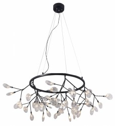 Люстра Crystal Lux EVITA SP45 BLACK/TRANSPARENT