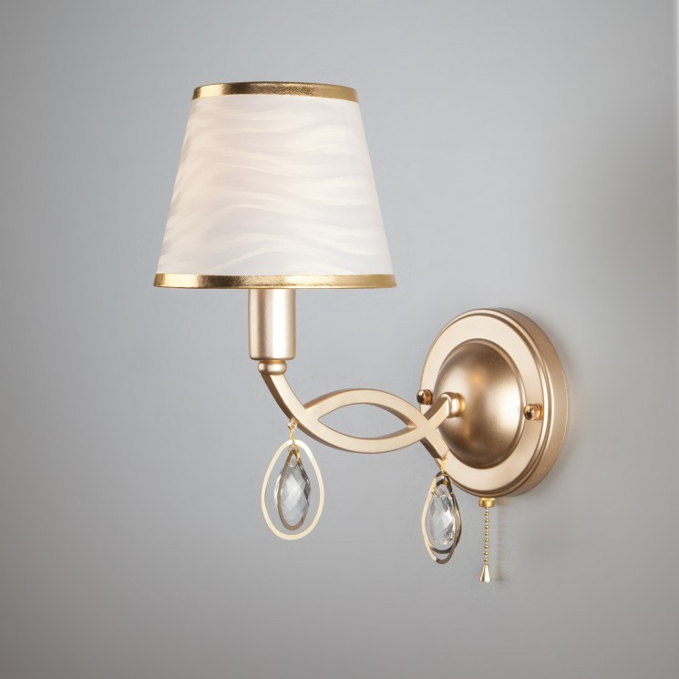 Настенный светильник  Eurosvet Salita 60091/1 перламутровое золото