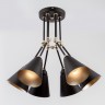 Потолочный светильник  Eurosvet Nigella 70052/6 черный/золото