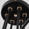 Потолочный светильник  Eurosvet Nigella 70052/6 черный/золото
