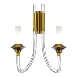 Бра ST Luce Золотистый/Белый E14 2*40W           SL1241.201.02