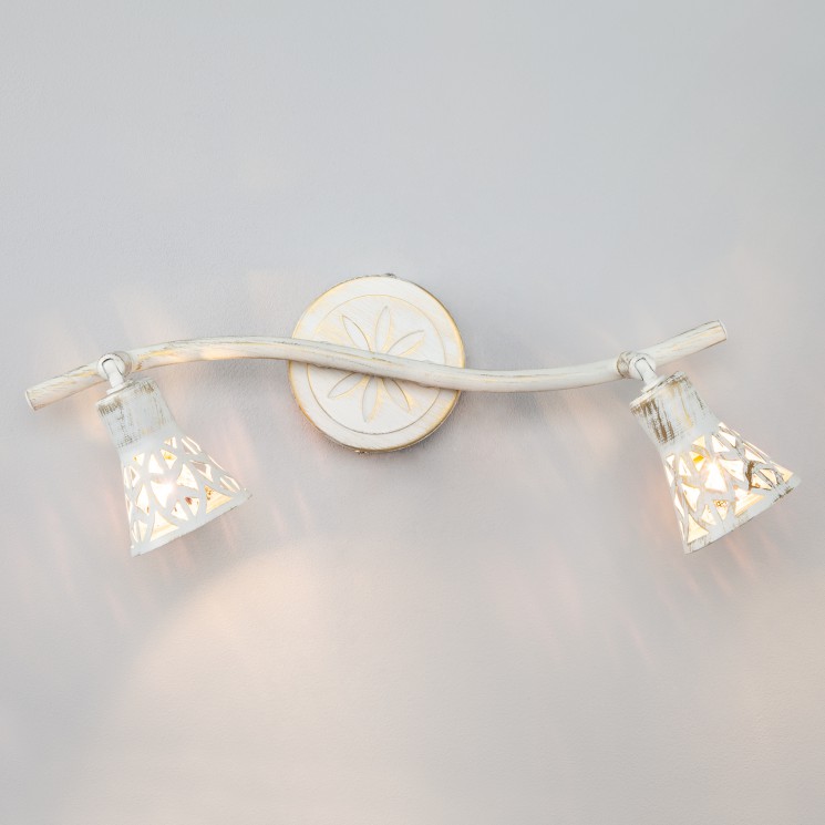 Светильник настенный Eurosvet Alaska 20027/2 белый с золотом