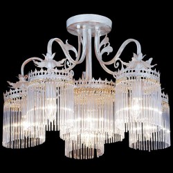 Люстра Eurosvet 60102/6 белый с золотом