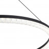 Светильник подвесной ST Luce черный/прозрачный LED 1*54W 4000K         SL1018.413.01