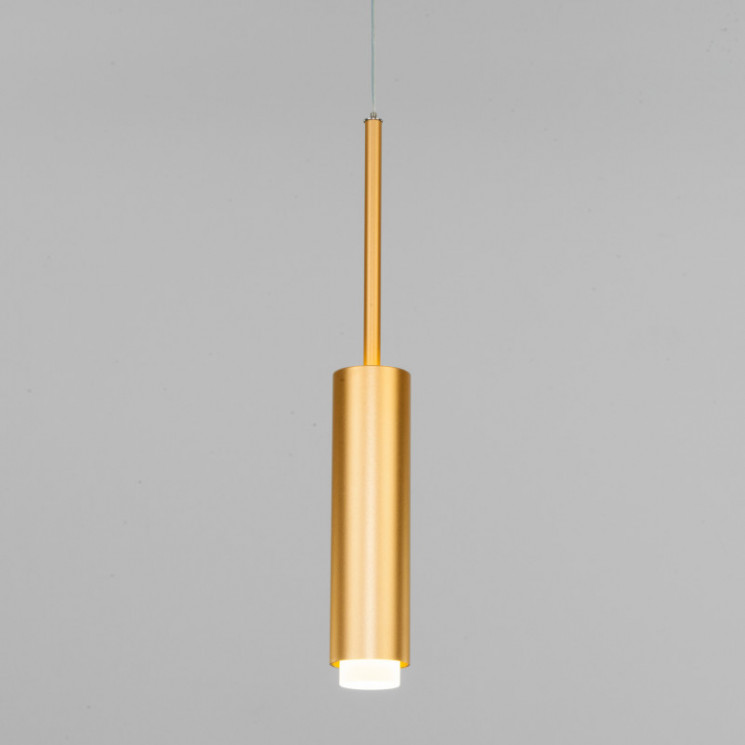 Подвесной светильник Eurosvet 50203/1 LED матовое золото Dante