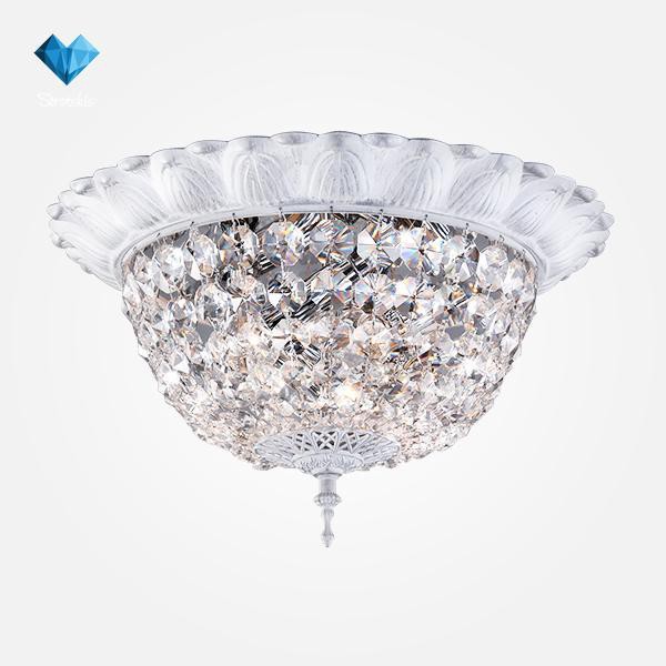 Люстра Eurosvet 10067/5 белый с серебром Strotskis