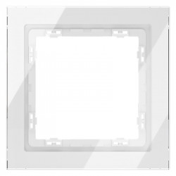 Рамка 1 пост VOLTUM VLS110101 белый глянец